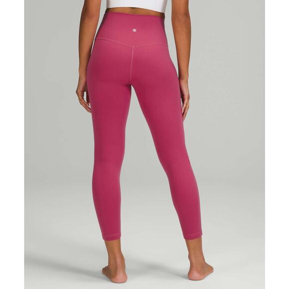 Lululemon Align High-Rise Pant 25” Nulu Size 0 Pink - Picture 7 of 7